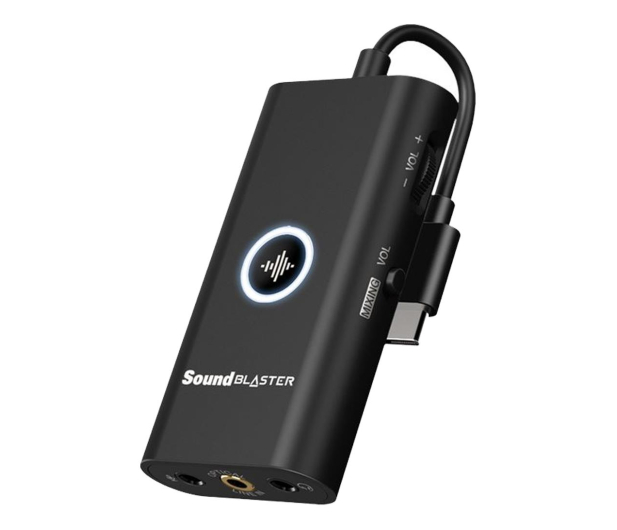 CREATIVE Sound Blaster G3 Zewnętrzna (USB-A/USB-C) 70SB183000000 - 722010 - zdjęcie 2